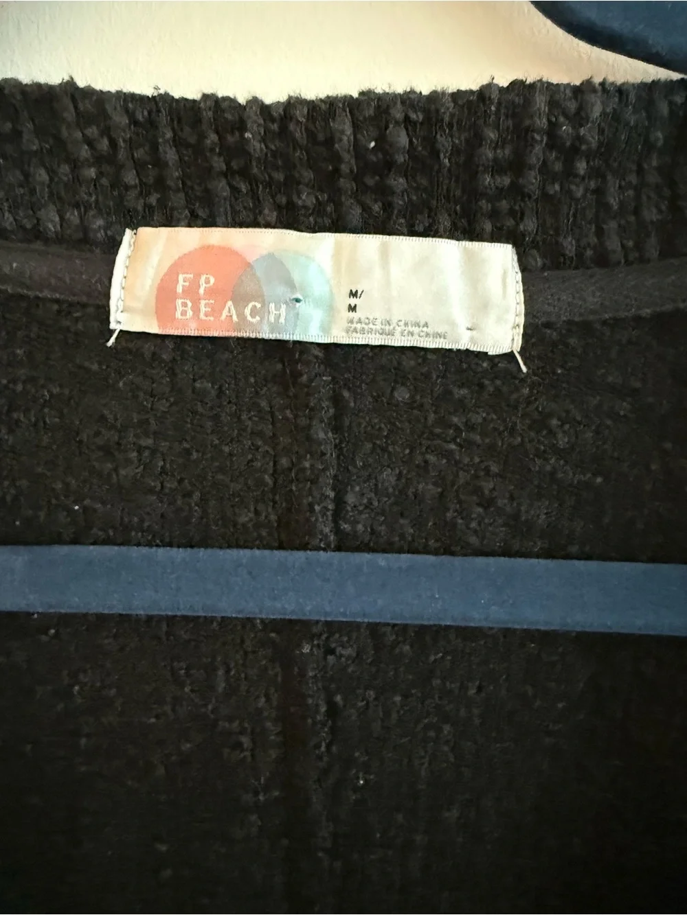 Free People Black V-Neck Button-Front Cardigan with Pockets